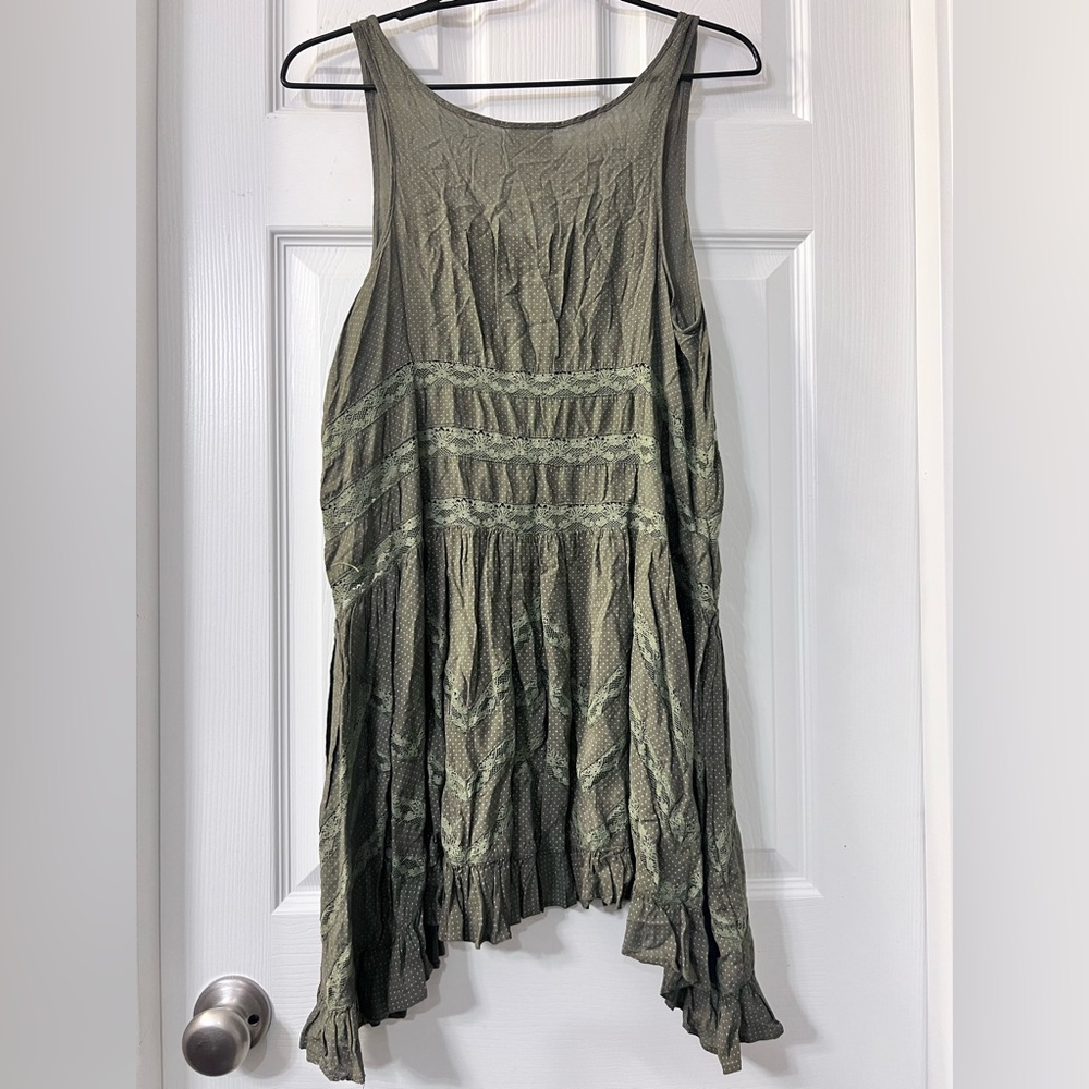 Free People Voile and Lace Trapeze Slip - Picture 4 of 6